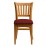 Manhattan Dining Chairs in Soft Oak with Shetland Scarlett Seat (2 Pack)