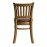 Manhattan Dining Chairs in Weathered Oak with Bison Espresso Seat (2 Pack)