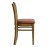 Manhattan Dining Chairs in Weathered Oak with Bison Tan Seat (2 Pack)