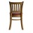 Manhattan Dining Chairs in Weathered Oak with Bison Bordeaux Seat (2 Pack)
