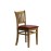 Manhattan Dining Chairs in Weathered Oak with Bison Bordeaux Seat (2 Pack)