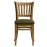 Manhattan Dining Chairs in Weathered Oak with Shetland Forest Seat (2 Pack)