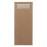 Europochette Classic Size Kraft Brown Cutlery Pouch with Kraft 2ply Napkin (500 Pack)