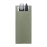 Europochette Classic Size Sage Green Cutlery Pouch with White 2ply Napkin (500 Pack)