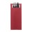Europochette Classic Size Beet Red Cutlery Pouch with White 2ply Napkin (500 Pack)