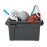 Rubbermaid BRUTE Tote Box Grey with Lid 53Ltr