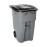 Rubbermaid BRUTE Rollout Container Grey 189Ltr