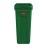 Rubbermaid Slim Jim Bin with Venting Channels Green 60Ltr