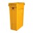 Rubbermaid Slim Jim Bin with Venting Channels Yellow 87Ltr
