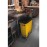 Rubbermaid Slim Jim Bin with Venting Channels Yellow 87Ltr