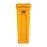 Rubbermaid Slim Jim Bin with Venting Channels Yellow 87Ltr