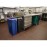 Rubbermaid Slim Jim Bin with Venting Channels Blue 60Ltr