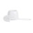 Nisbets Essentials Round Toilet Brush & Holder - White
