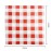 Fiesta Compostable Red Gingham Greaseproof Sheets 250x250mm (200 Pack)