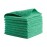 Rubbermaid HYGEN r-40 Recycled Microfibre Cloths 400x400mm Green (24 Pack)
