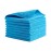 Rubbermaid HYGEN r-40 Recycled Microfibre Cloths 400x400mm Blue (24 Pack)