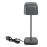 Olympia Lucca Table Lamp Squared Dome Grey 200mm