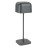 Olympia Lucca Table Lamp Squared Dome Grey 300mm