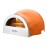 Delivita Wood Fired Pizza Oven Orange Blaze