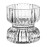 Olympia Ridged Glasses Tealight/Candles Holders 52x52mm (6 Pack)