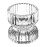 Olympia Ridged Glasses Tealight/Candles Holders 52x52mm (6 Pack)