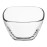 Olympia Square Glasses Tall Snack Bowls (6 Pack)