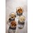 Olympia Round Ridged Glasses Snack Bowls (6 Pack)