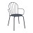 Bolero Adeline Arm Chairs Slate Blue (4 Pack)