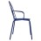 Bolero Adeline Arm Chairs Dark Navy (4 Pack)
