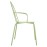 Bolero Adeline Arm Chair Light Green (4 Pack)
