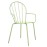 Bolero Adeline Arm Chair Light Green (4 Pack)