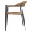 Bolero Eden PE Twist Rattan Outdoor Arm Chair Natural (4 Pack)
