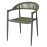 Bolero Eden PE Twist Rattan Outdoor Arm Chair Green (4 Pack)