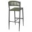 Bolero Eden PE Twist Rattan Outdoor Bar Stool Green (2 Pack)