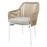 Bolero Bay PE Twist Rattan Outdoor Armchair Honey (2 Pack)