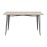 Bolero Bistro Dining Table Mango Wood Top Gunmetal Frame 1450mm