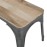 Bolero Bistro Indoor Bench Mango Wood & Gunmetal Frame 1000mm (2 Pack)