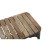 Bolero Bistro Indoor Bench Slatted Mango Wood & Black Frame 850mm (2 Pack)