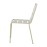 Bolero Amalfi Slatted Steel Side Chairs Taupe (4 Pack)