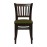 Turin Dining Tables with 4 Manhattan Chairs in Dark Walnut with Shetland Forest