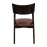 Chelsea Dining Chairs in Dark Walnut with Bison Espresso Seats (6 Pack)