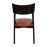 Chelsea Dining Chairs in Dark Walnut with Bison Tan Seats (6 Pack)