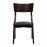 Chelsea Dining Chairs in Dark Walnut with Bison Cedar Seats (6 Pack)