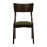 Chelsea Dining Chairs in Dark Walnut with Shetland Forest Seats (6 Pack)