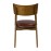 Chelsea Dining Chairs in Weathered Oak with Bison Espresso Seats (6 Pack)