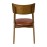 Chelsea Dining Chairs in Weathered Oak with Bison Tan Seats (6 Pack)