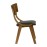Chelsea Dining Chairs in Weathered Oak with Bison Cedar Seats (6 Pack)