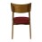 Chelsea Dining Chairs in Weathered Oak with Shetland Scarlett Seats (6 Pack)