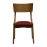 Chelsea Dining Chairs in Weathered Oak with Shetland Scarlett Seats (6 Pack)