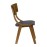 Chelsea Dining Chairs in Weathered Oak with Shetland Sea Seats (6 Pack)